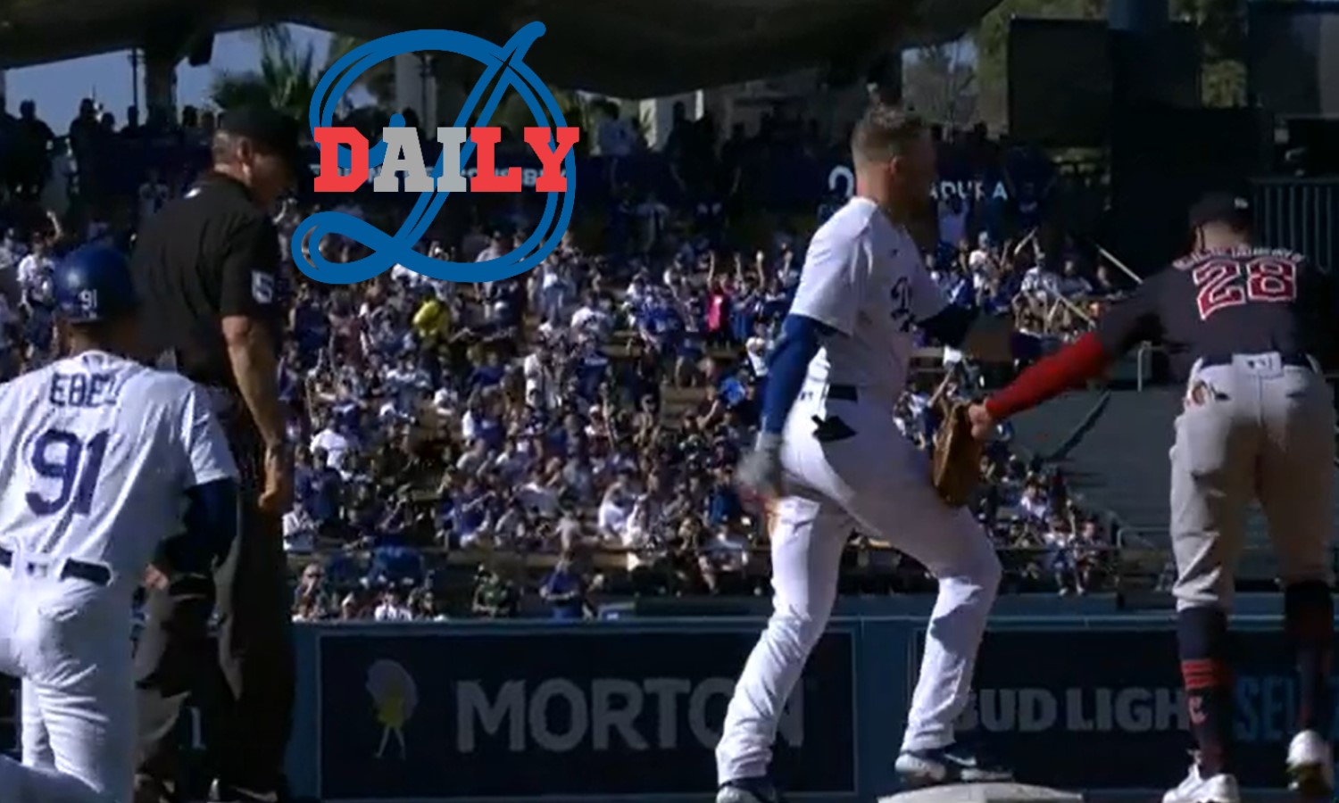 Dodgers' Trayce Thompson hits home run that still hasn't landed