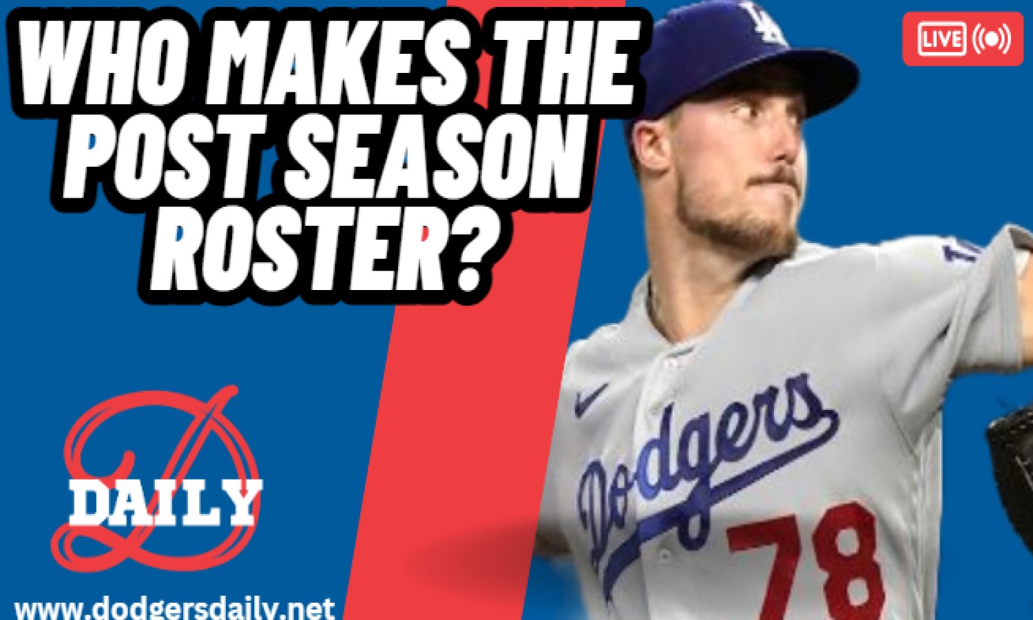 Dodgers Daily; 2022 Post Season Roster: Who Will Be On It 